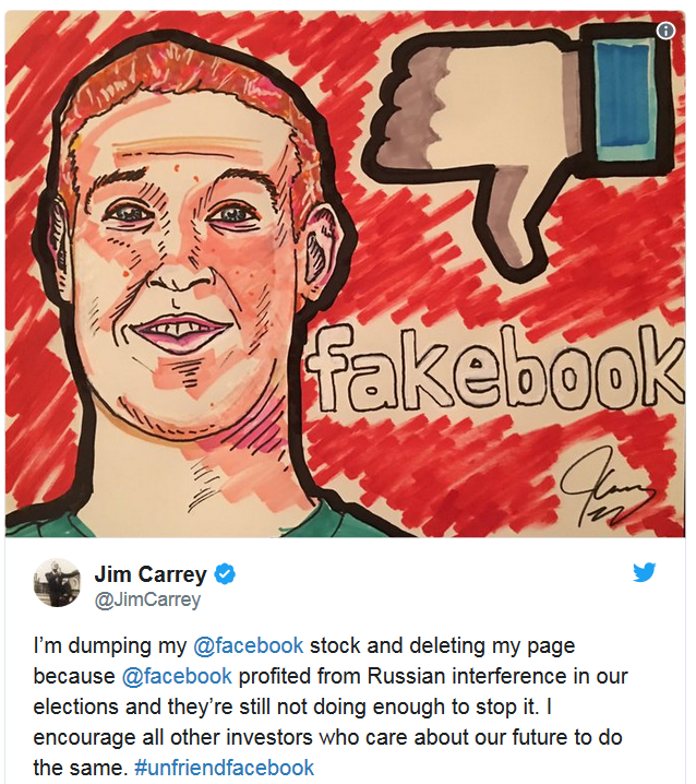Jim Carrey Facebook Pénzügyi Fitnesz