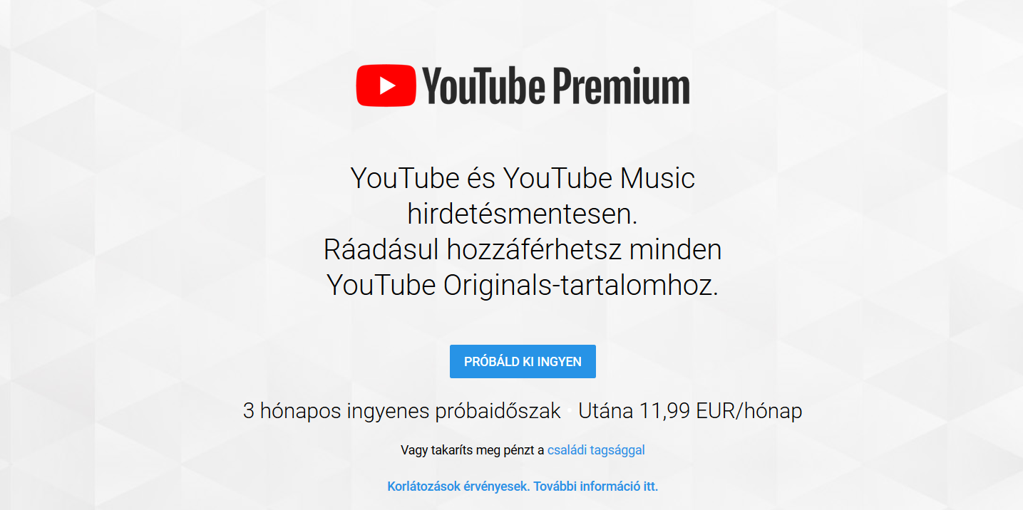 Youtube premium 1 pénzügyi fitnesz