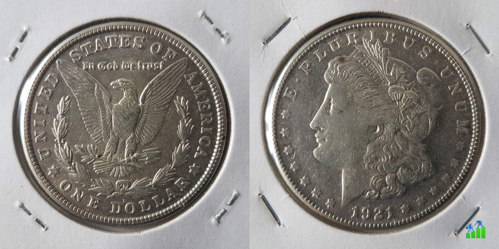 amerikai Morgan dollár ezüst silver pénzügyi fitnesz